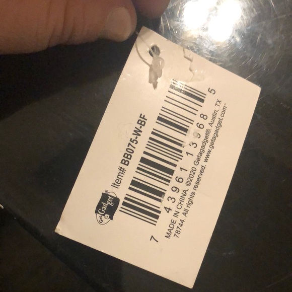 Getagadget~Dollywood Butterfly Canvas Clutch~Aqualux wristlet heavy canvas ~NWT - Picture 3 of 6